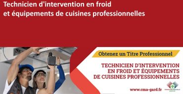 2ème session de formation au Titre de Technicien d'intervention en froid et équipements de cuisines professionnelles à Alès