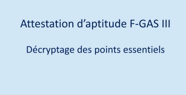 Décryptage de l'arrêté relatif à l'attestation d'aptitude