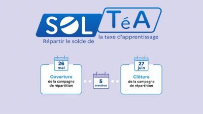 Solde de la taxe d'apprentissage : ouverture de SoltéA le 26 mai 2025