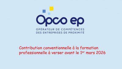 OPCO EP : contribution conventionnelle à payer avant le 1er mars 2026
